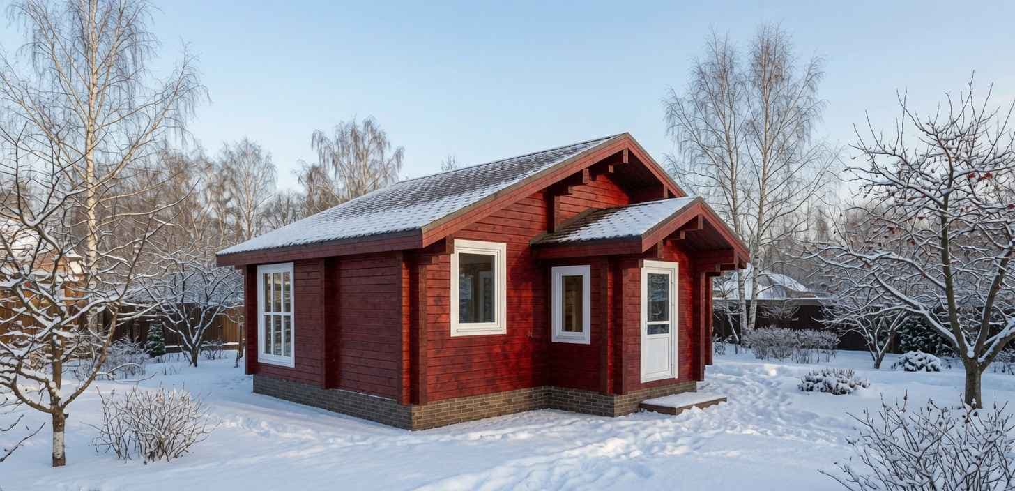 Дом из профилированного бруса «Небо звёзд», 6 × 9 м